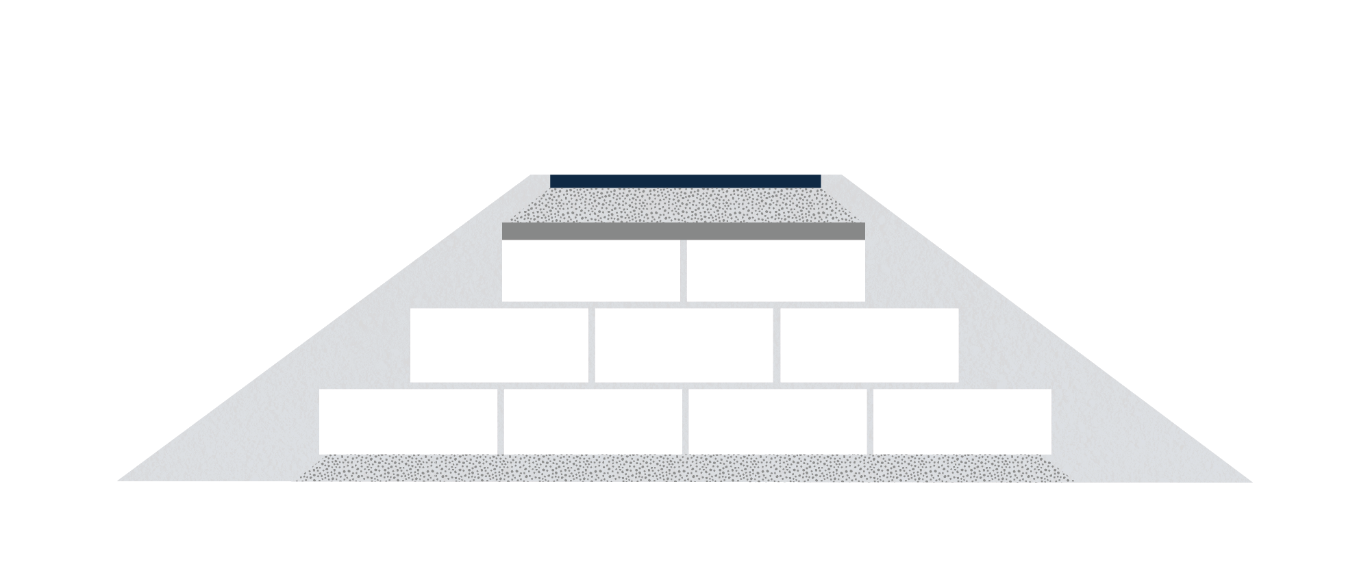 Fill material for lightweight roads model lightweight roads 2D model