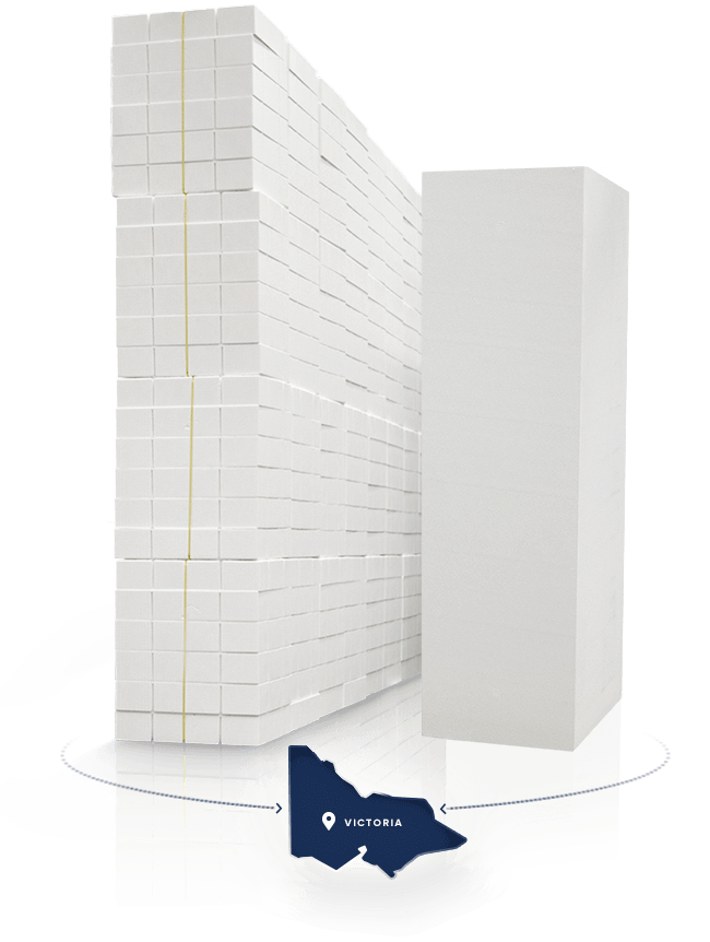 Range of polystyrene products, delivered across Victoria